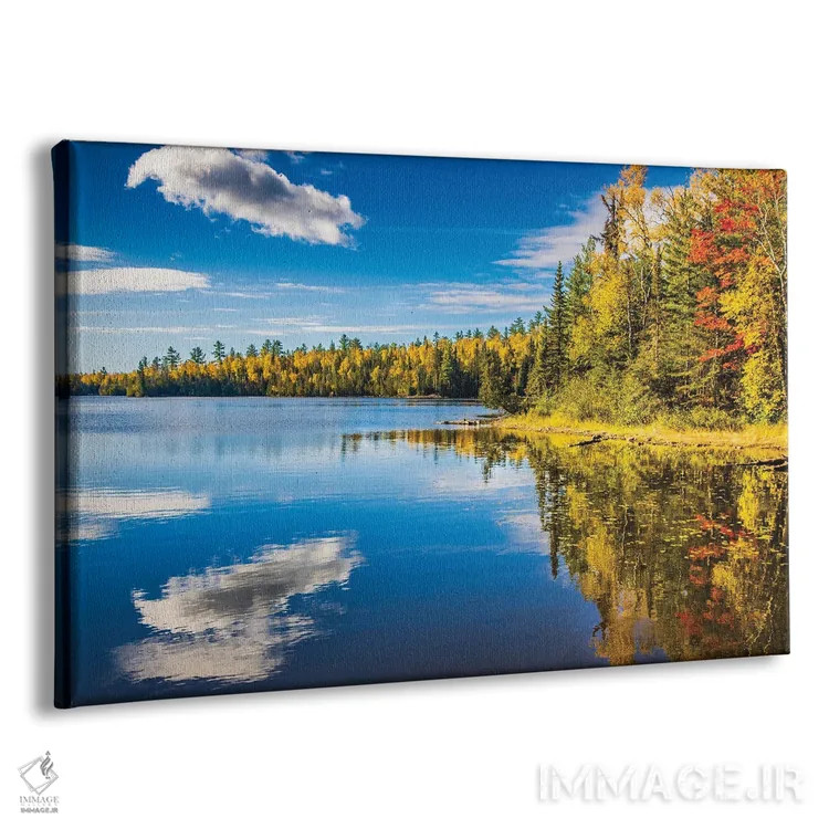 تابلو جایی که پاییز مکث میکند اثر برایان بیلکه - نمای پرسپکتیو محصول