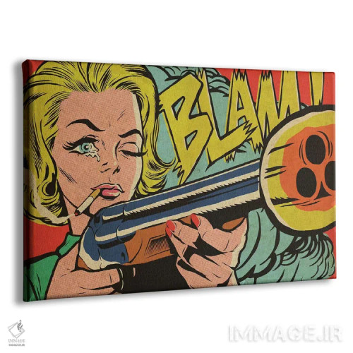 تابلو زنان دیوانه اثر بوچر بیلی (هنرمند برزیلی پوپآرت) - نمای پرسپکتیو محصول