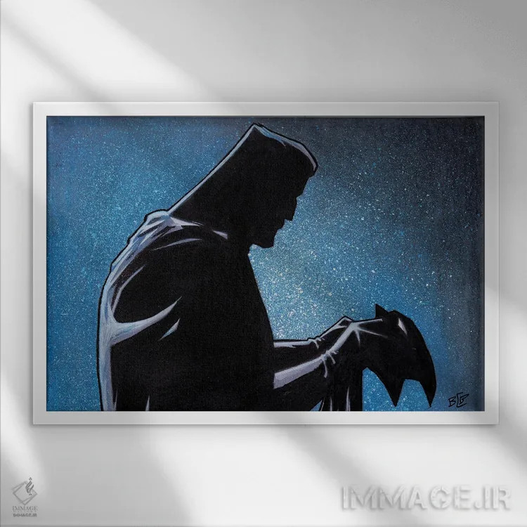 تابلو کلاهخود اثر برندن کالن-بنسن - نمای قابدار سفید