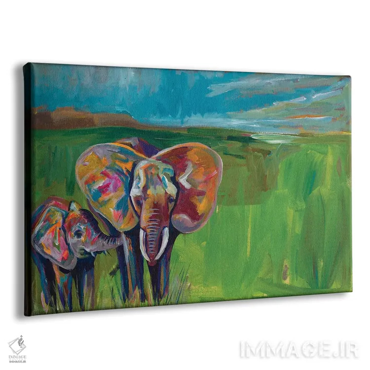 تابلو عشق یک فیل اثر اندی بوچمپ - نمای پرسپکتیو محصول