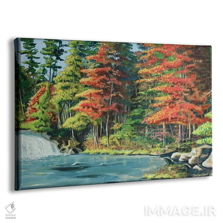 تابلو رودخانه جاری II اثر اندی بوچمپ - نمای پرسپکتیو محصول