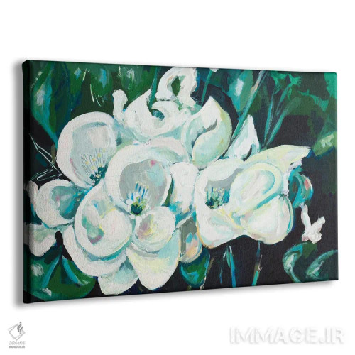 تابلو سبز در ارکیدههای سفید اثر اندی بوچمپ - نمای پرسپکتیو محصول