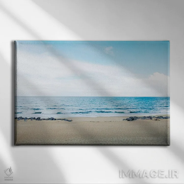 تابلو آرام و بیحرکت اثر عکاسی بیل کارسون - نمای روبهرو روی دیوار