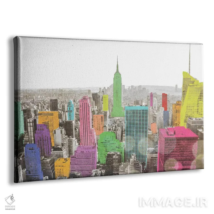 تابلو رنگ در شهرها اثر عکاسی بیل کارسون - نمای پرسپکتیو محصول