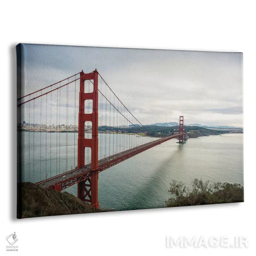 تابلو گلدن گیت (پل سانفرانسیسکو) اثر عکاسی بیل کارسون - نمای پرسپکتیو محصول