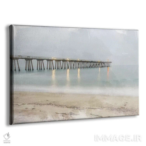 تابلو اسکلهٔ خاطره اثر عکاسی بیل کارسون - نمای پرسپکتیو محصول