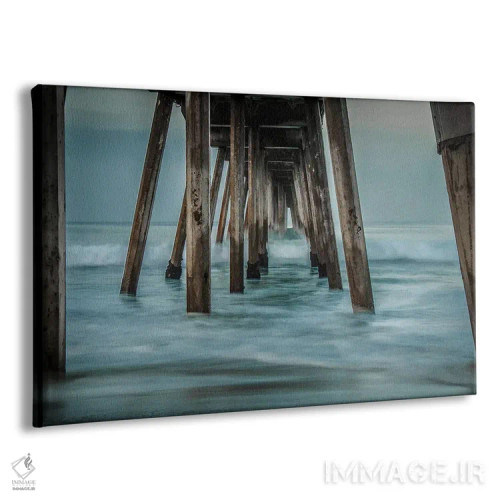تابلو موجسواری اثر عکاسی بیل کارسون - نمای پرسپکتیو محصول
