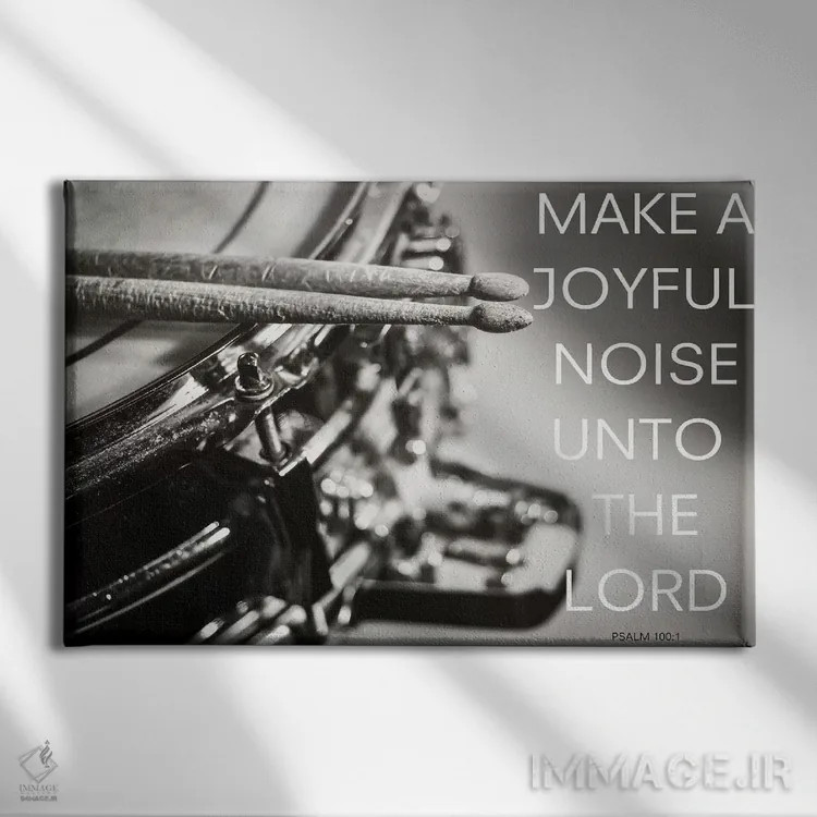 تابلو صدای شادیبخش اثر عکاسی بیل کارسون - نمای روبهرو روی دیوار