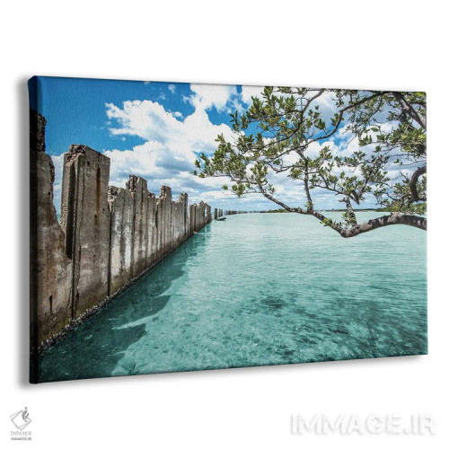 تابلو بهشت شفاف بلورین اثر عکاسی بیل کارسون - نمای پرسپکتیو محصول