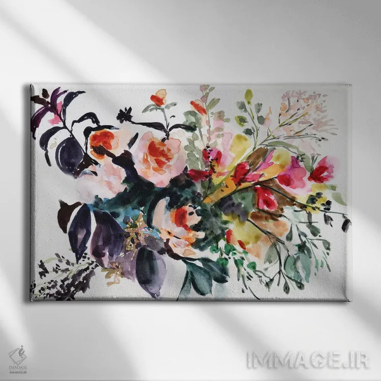 تابلو باغ جادویی اثر آلبینا براتچِوا - نمای روبهرو روی دیوار