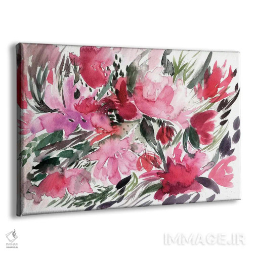 تابلو مزرعهٔ گل IV اثر آلبینا براتچِوا - نمای پرسپکتیو محصول