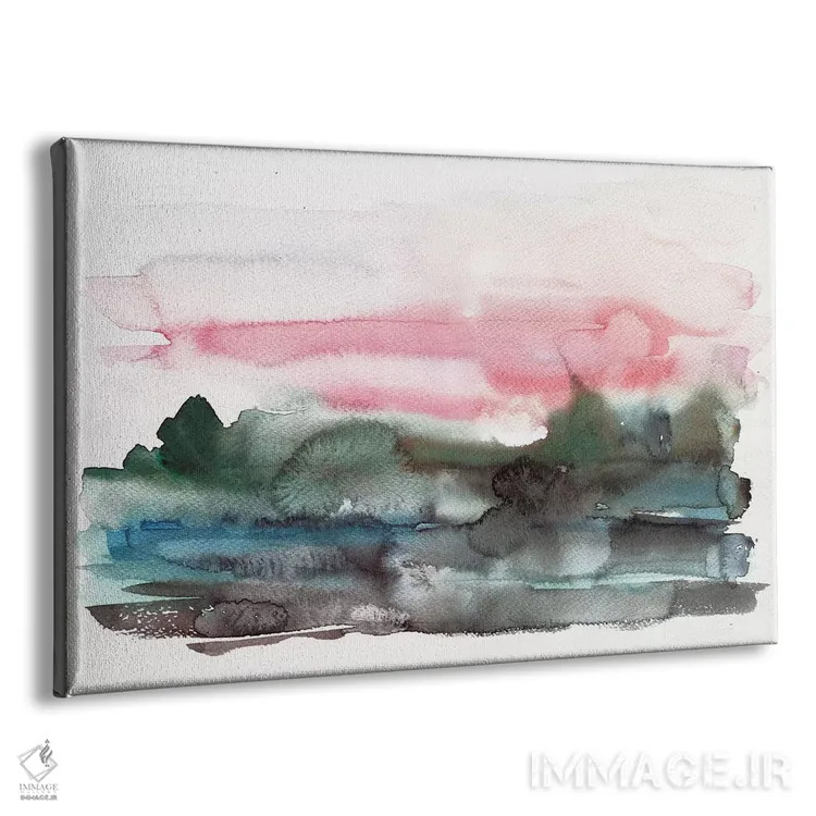 تابلو در کنار دریاچه اثر آلبینا براتچِوا - نمای پرسپکتیو محصول