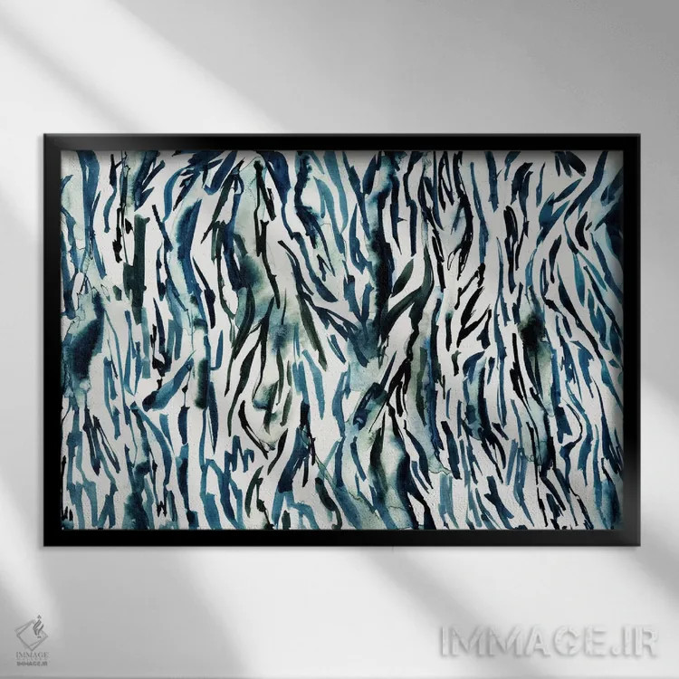 تابلو غریزهٔ حیوانی اثر آلبینا براتچِوا - نمای قابدار مشکی