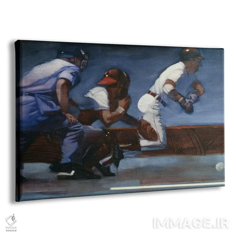 تابلو بیسبال II اثر بروس باور - نمای پرسپکتیو محصول