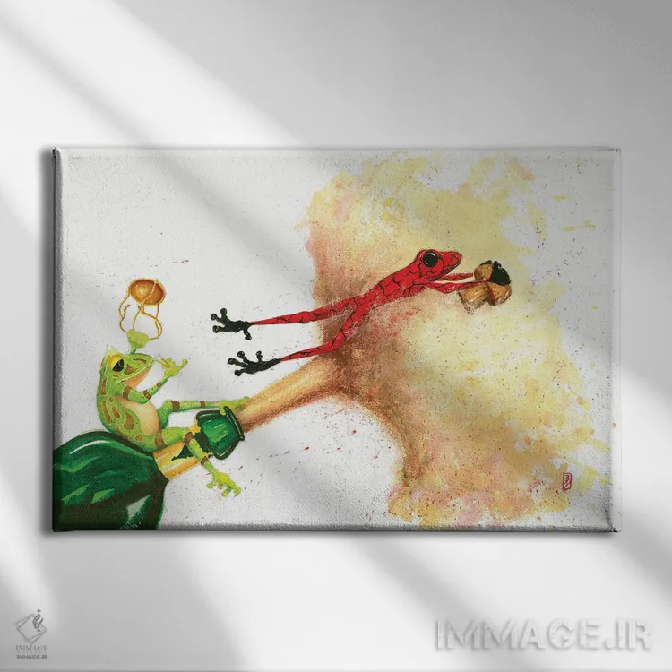 تابلو میبینمت اثر بارتون دگراف - نمای روبهرو روی دیوار