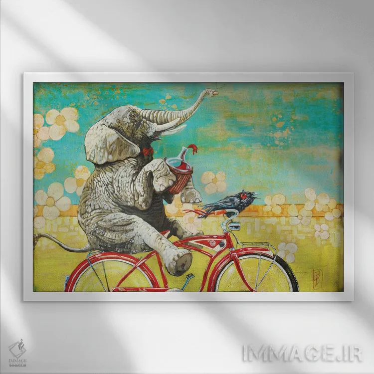 تابلو یاهو اثر بارتون دگراف - نمای قابدار سفید