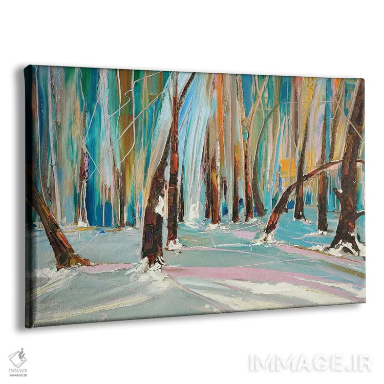 تابلو پیادهروی در بوتهزار کوهستانی اثر برایدی اوبرایان - نمای پرسپکتیو محصول