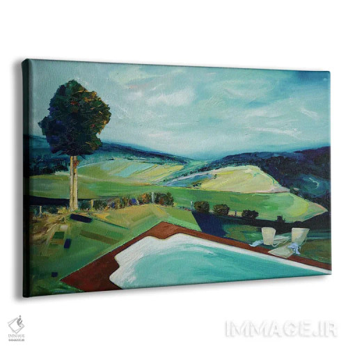 تابلو اصطبل نهر رایسونز اثر برایدی اوبرایان - نمای پرسپکتیو محصول