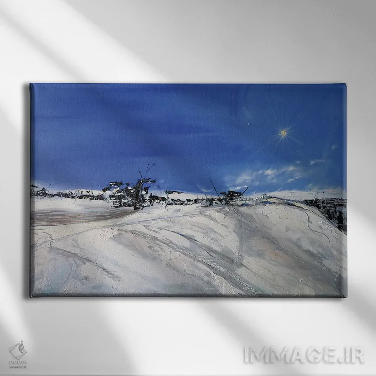 تابلو قایقسواری در آسمان صاف اثر برایدی اوبرایان - نمای روبهرو روی دیوار