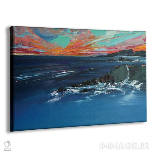 تابلو غروب در خلیج کولز اثر برایدی اوبرایان - نمای پرسپکتیو محصول