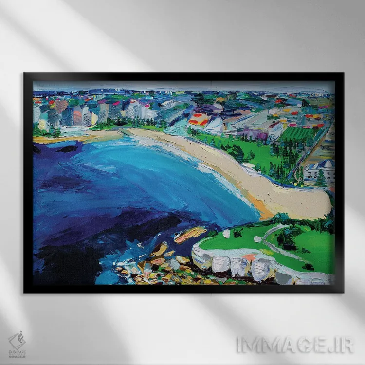 تابلو کوگی اثر برایدی اوبرایان - نمای قابدار مشکی