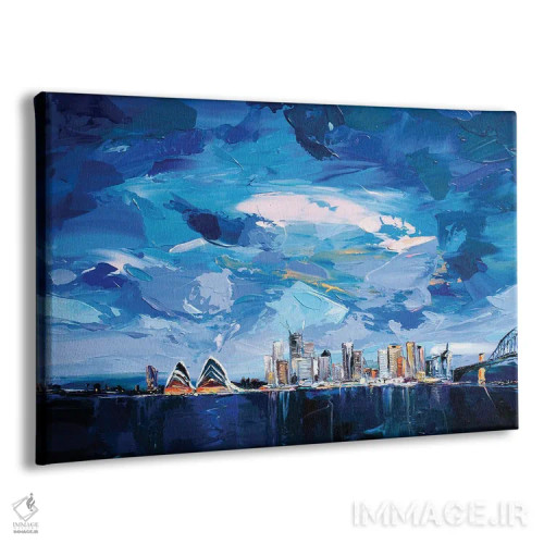 تابلو آسمانهای گردهمآمده اثر برایدی اوبرایان - نمای پرسپکتیو محصول