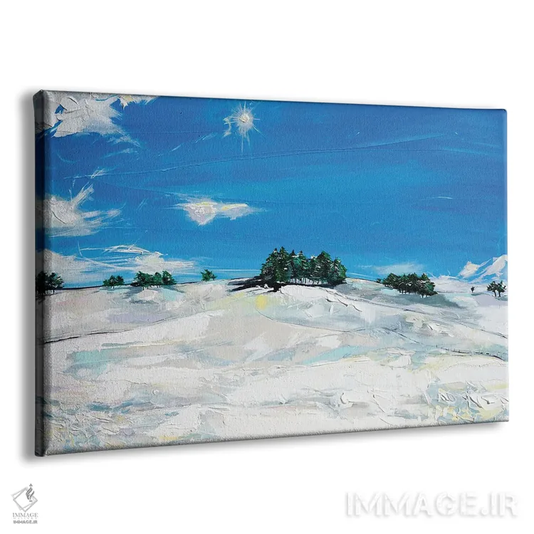 تابلو برف تازه اثر برایدی اوبرایان - نمای پرسپکتیو محصول