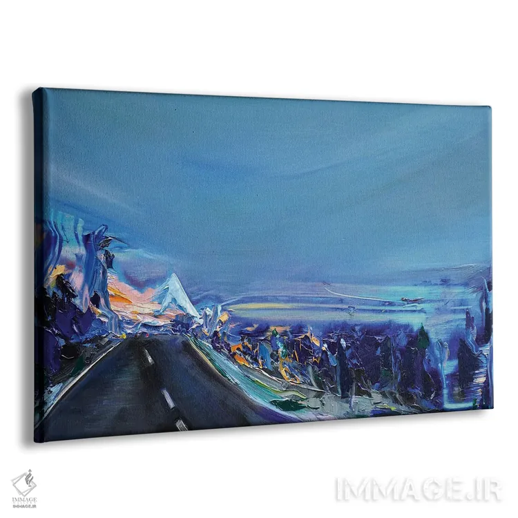 تابلو دیشب خواب اسپن را دیدم (شهر آمریکا) اثر برایدی اوبرایان - نمای پرسپکتیو محصول