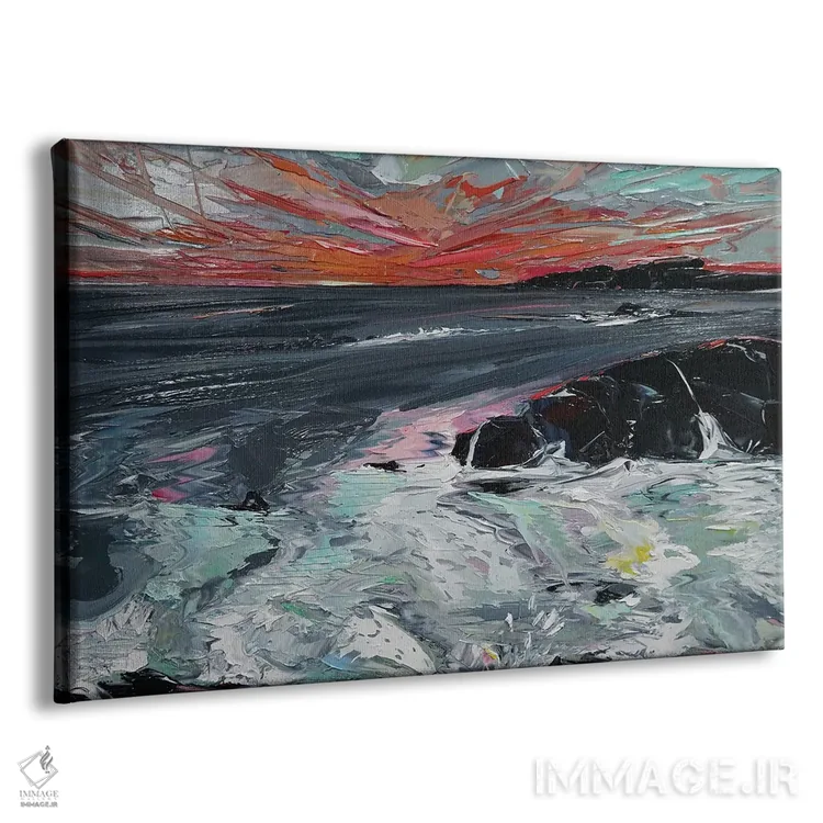 تابلو شبهنگام در ساحل شرقی اثر برایدی اوبرایان - نمای پرسپکتیو محصول