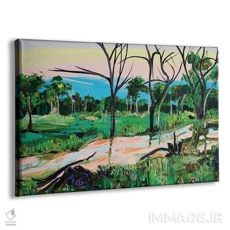 تابلو سفر صبحگاهی اثر برایدی اوبرایان - نمای پرسپکتیو محصول