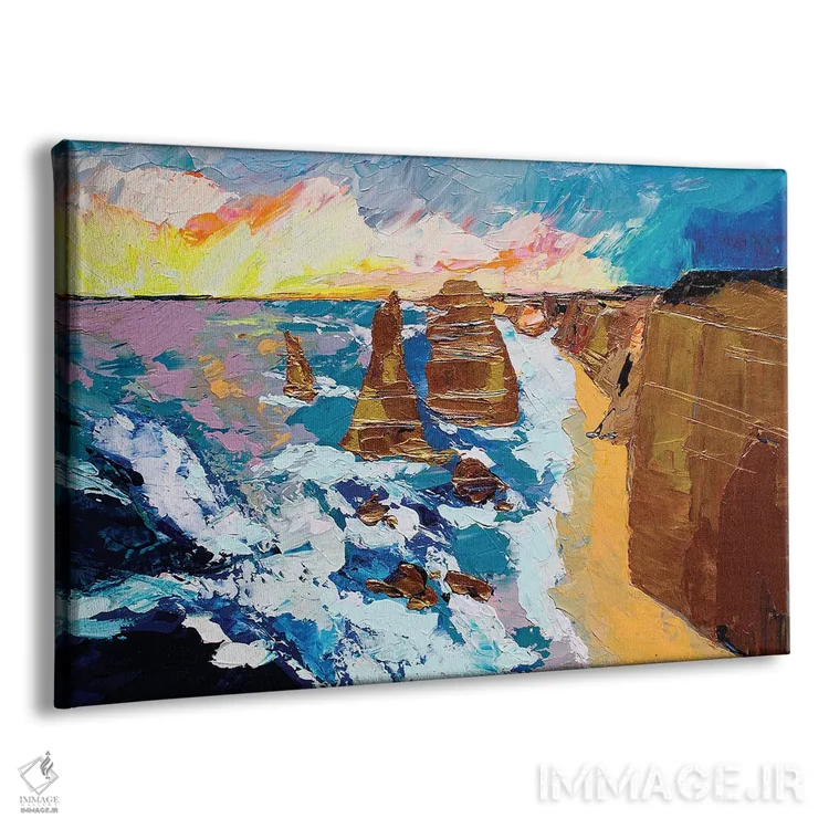 تابلو حواریون بایت (منظره ساحلی) اثر برایدی اوبرایان - نمای پرسپکتیو محصول