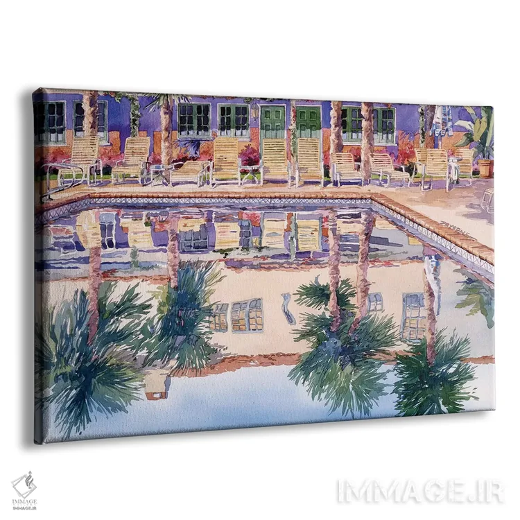 تابلو استخر باحال اثر بیل درایزدیل - نمای پرسپکتیو محصول