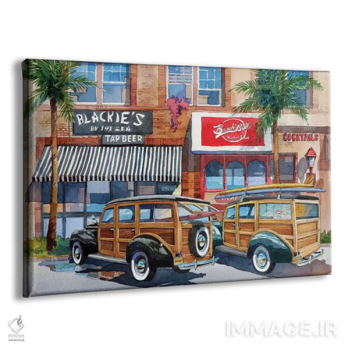 تابلو بازگشت به بلکیز (نام خاص/ساحل) اثر بیل درایزدیل - نمای پرسپکتیو محصول