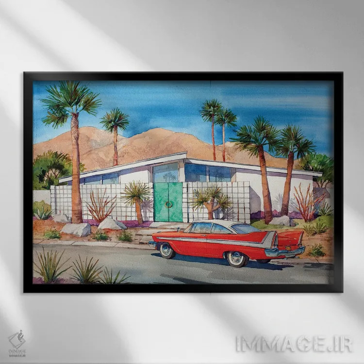 تابلو خیلی داغ برای کنترل اثر بیل درایزدیل - نمای قابدار مشکی