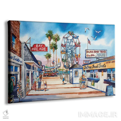 تابلو منطقهٔ تفریحی بالبوآ اثر بیل درایزدیل - نمای پرسپکتیو محصول