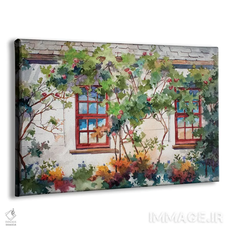 تابلو چایخانهٔ ایرلندی اثر بیل درایزدیل - نمای پرسپکتیو محصول