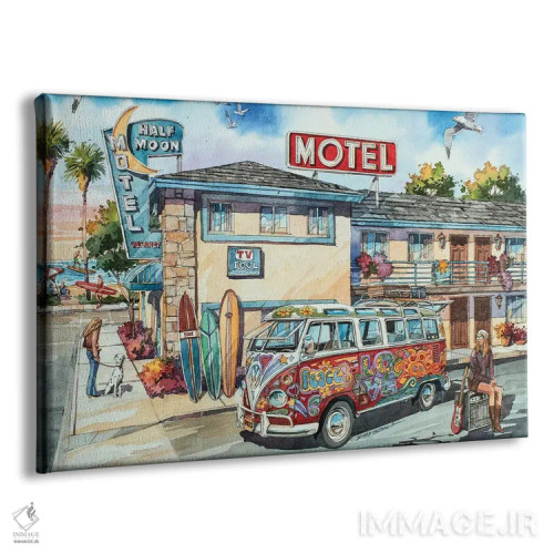 تابلو نیمه ماه اثر بیل درایزدیل - نمای پرسپکتیو محصول