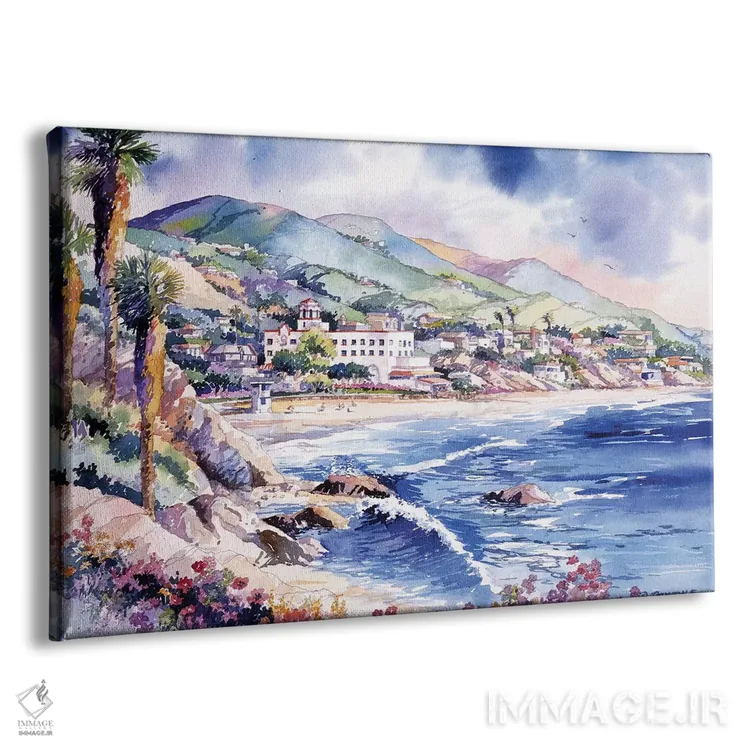 تابلو ساحل لاگونا اثر بیل درایزدیل - نمای پرسپکتیو محصول