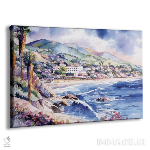 تابلو ساحل لاگونا اثر بیل درایزدیل - نمای پرسپکتیو محصول