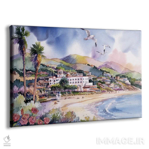 تابلو رزهای لاگونا اثر بیل درایزدیل - نمای پرسپکتیو محصول