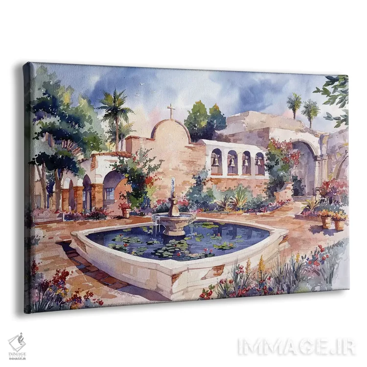 تابلو کلیسای سان خوان کاپیسترانو اثر بیل درایزدیل - نمای پرسپکتیو محصول