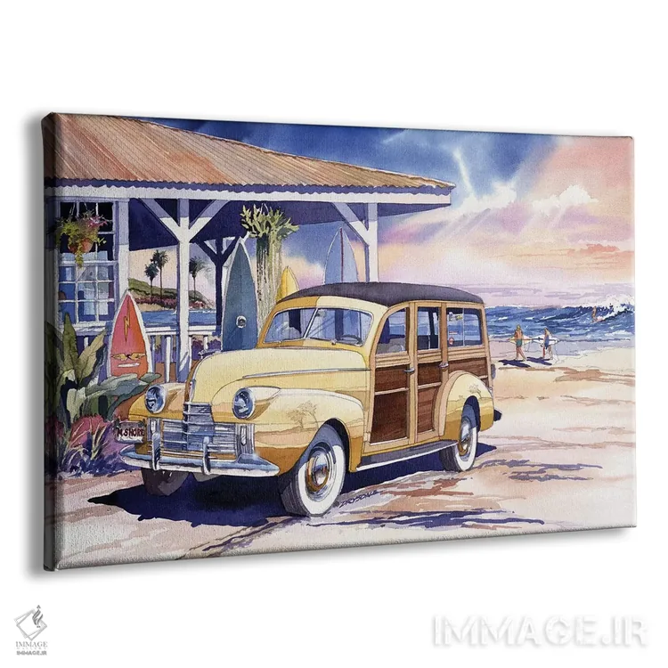 تابلو کرانه شمالی اثر بیل درایزدیل - نمای پرسپکتیو محصول