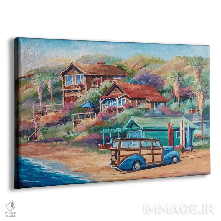 تابلو باگی موجسواری اثر بیل درایزدیل - نمای پرسپکتیو محصول