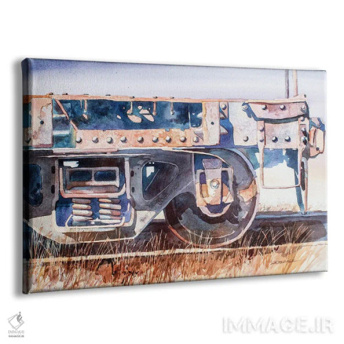 تابلو یادگار زنگزده اثر بیل درایزدیل - نمای پرسپکتیو محصول