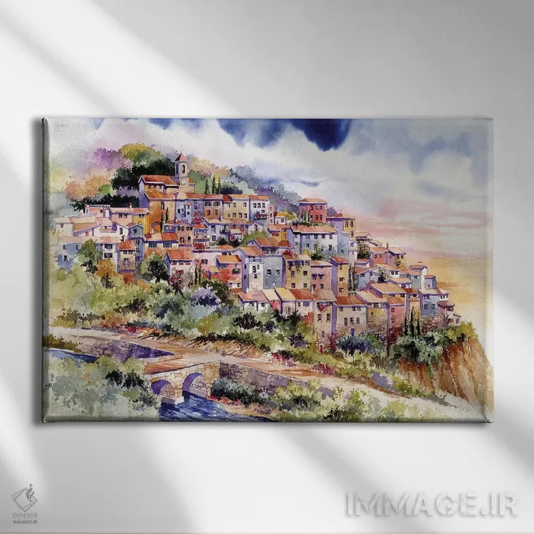 تابلو شکلات (فرانسه) اثر بیل درایزدیل - نمای روبهرو روی دیوار