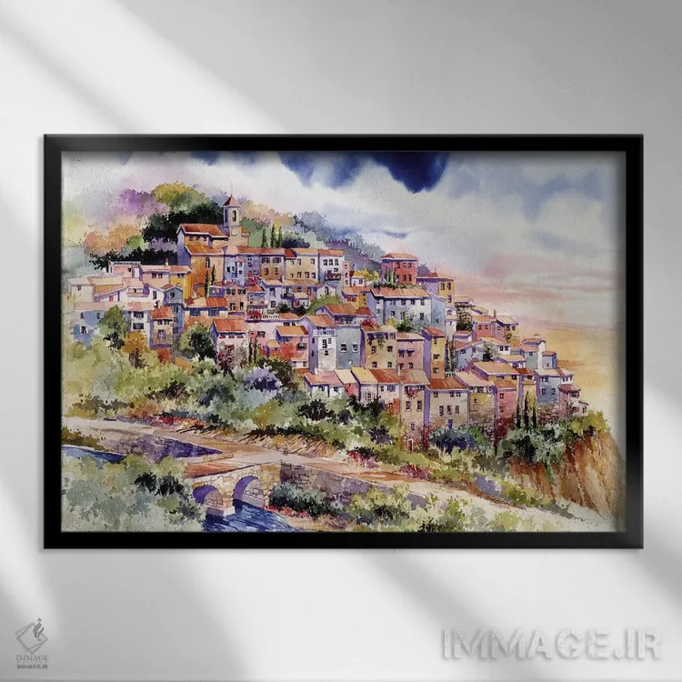 تابلو شکلات (فرانسه) اثر بیل درایزدیل - نمای قابدار مشکی