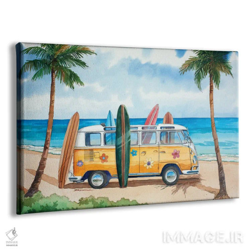 تابلو قدرت گلها (جنبش دهه ۶۰) اثر بیل درایزدیل - نمای پرسپکتیو محصول