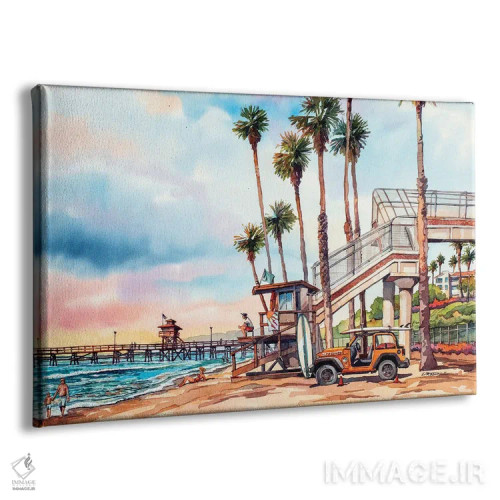 تابلو خیابان تی (سن کلمنت) اثر بیل درایزدیل - نمای پرسپکتیو محصول