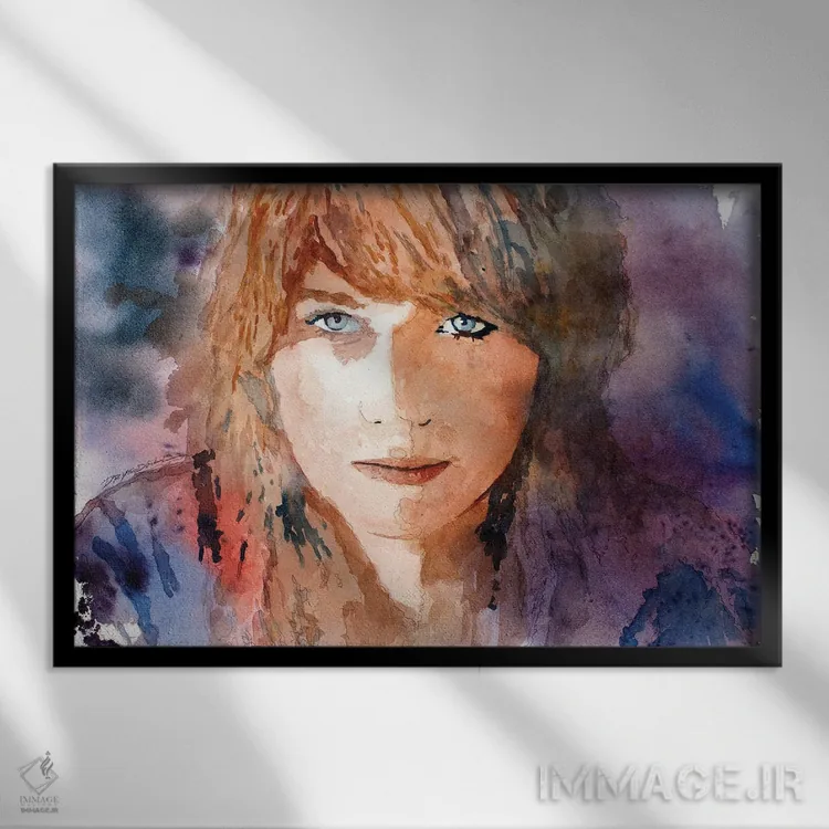 تابلو تسا (نام شخص) اثر بیل درایزدیل - نمای قابدار مشکی