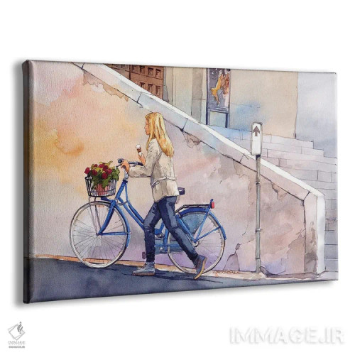 تابلو ژلاتو و گلها اثر بیل درایزدیل - نمای پرسپکتیو محصول